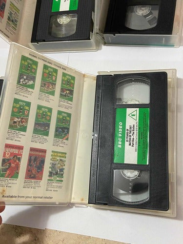Antigas Fitas Vhs Bbc Futebol Inglês Premier League