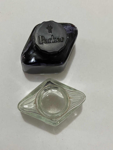 Pote Tinta Para Caneta Antiga Parker Antiga