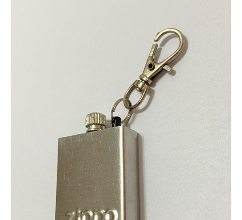 Chaveiro Isqueiro Pederneira Militar Zippo Antigo