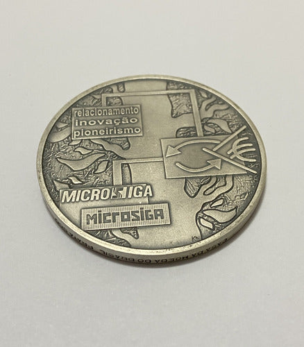 Medalha Antiga Casa Da Moeda Do Brasil Prata 900