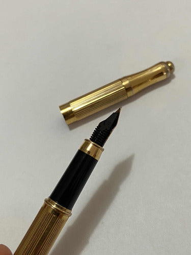 Antigas Canetas Douradas Iridium Point Germany