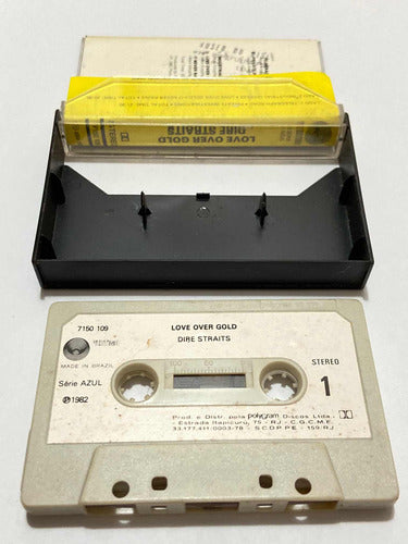 Antiga Fita Cassete K7 Dire Straits - Love Over Gold 1982
