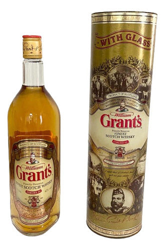 Antigo Whisky William Grant's Finest Scotch Lacrado - Lote 1