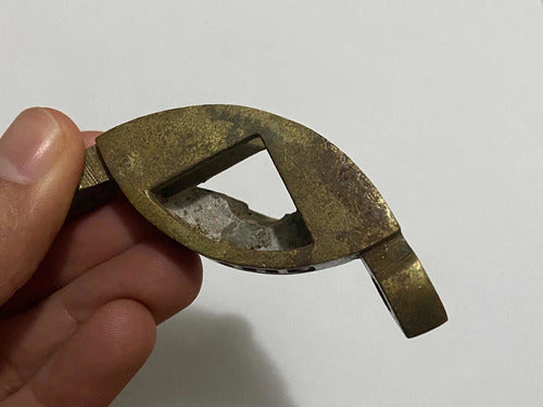 Antigas Peças Fixadoras Cantoneira Decorativas Em Bronze