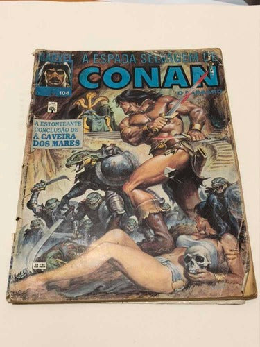 Lote Hq Gibi Antigo Conan Marvel - Conan Rei