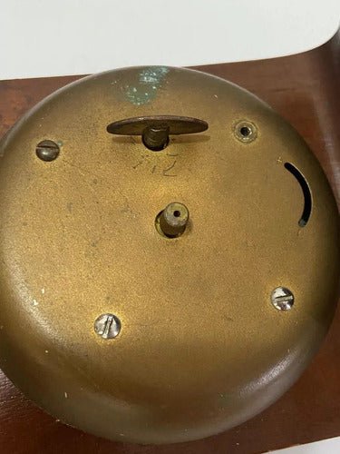 Relógio Antigo Acordina De Mesa Madeira