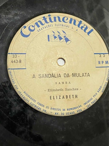 Antigo Disco Raro 33 Rpm Elizabeth Chico Buarque De Holanda