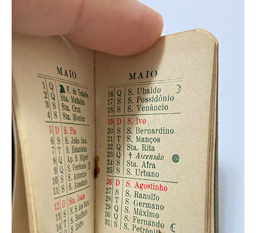 Calendario De Bolso Antigo 1963 Rosenhain