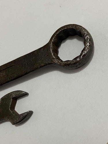 Ferramenta Antiga Chave Boca Fixa Marca Chrom Vanadium