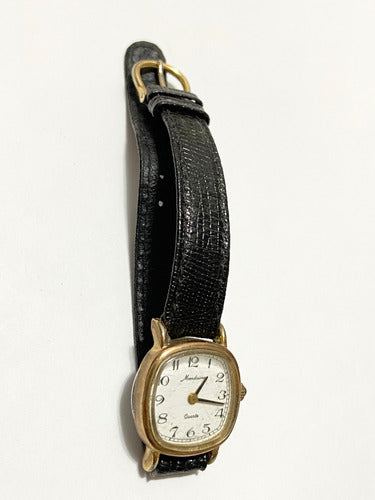 Relógio Antigo Mondaine Quartz Dourado