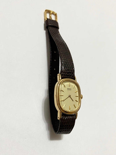 Relógio Antigo Seiko Quartz Dourado 1400-7180 Japan R
