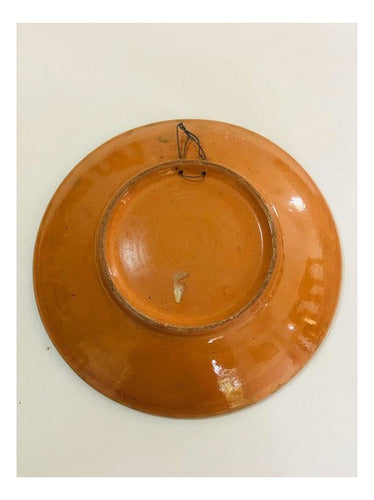 Prato Porcelana Antiga Com Desenho Rosa Flor