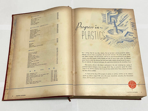 Livro Antigo Catálogo De Plásticos - A Enciclopédia 1945