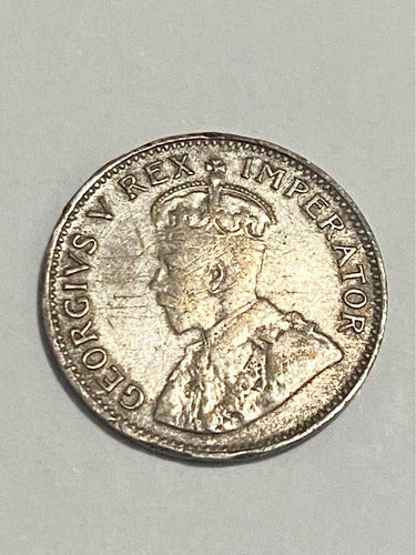 Antiga Moeda De Prata África Do Sul 1926 Rei Jorge V