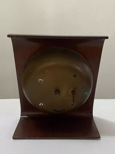 Relógio Antigo Acordina De Mesa Madeira
