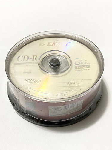 Caixa Cd -r Emtec 80mim/700mb Lacrado Virgem 25uni