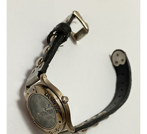 Relógio Antigo Yankee Street Anos 80 Prata