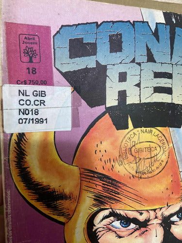 Lote Hq Gibi Antigo Conan Marvel - Conan Rei