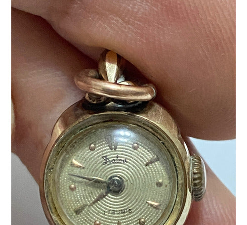 Relógio Antigo Dalva 17 Rubis Plaquer Ouro 20 Microns