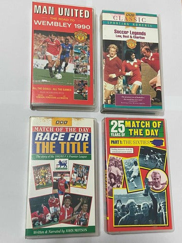 Antigas Fitas Vhs Bbc Futebol Inglês Premier League