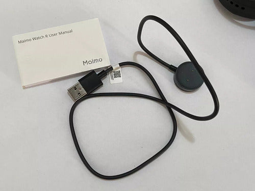 Relógio Smartwatch Maimo Watch R Preto Redondo + Pulseira Ci