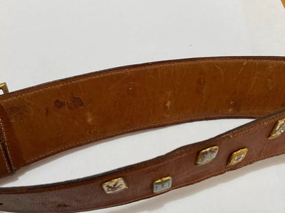 Antigo Cinto Com Broches