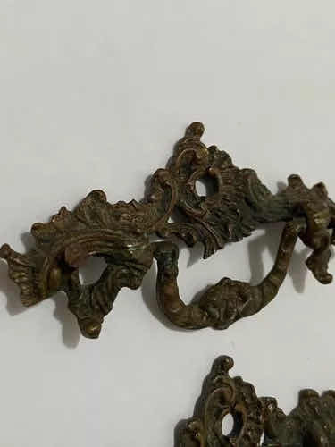 Puxadores Com Pingentes Para Móveis Em Bronze Estilo Xv