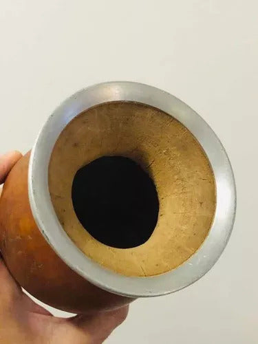 Cuia Antiga De Chimarrão Com Desenho De Cavalo