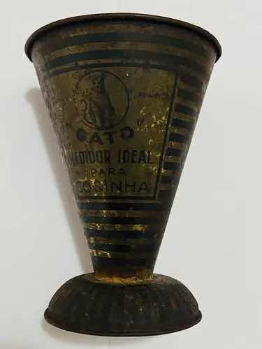 Antigo Medidor Marca - Gato Ideal Para Cozinha