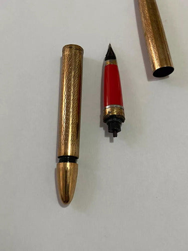 Antiga Caneta Sheaffer Dourada