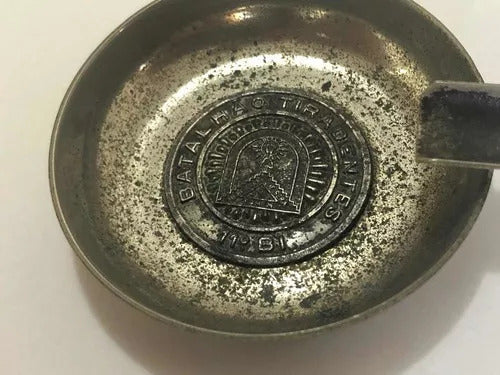 Lote Antigos Cinzeiros Cor Prata