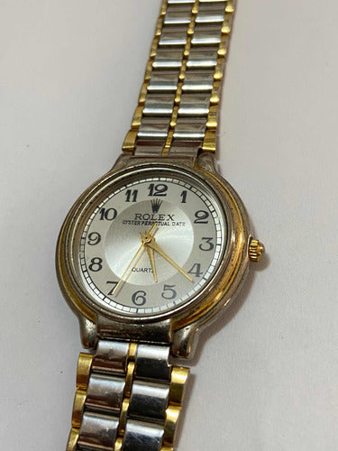 Relógio Rolex Oyster Japan Quartz Antigo Anos 80 32mm