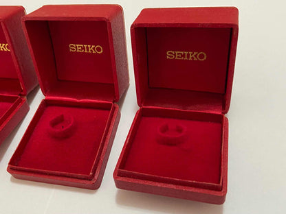 Caixa Porta Relógio Seiko Vermelha