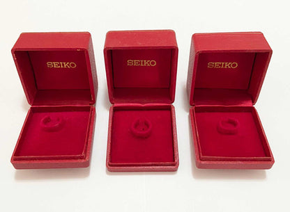 Caixa Porta Relógio Seiko Vermelha