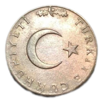 Moeda Antiga 1959 Turquia 10 Kurus