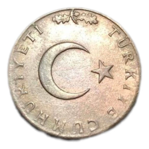 Moeda Antiga 1959 Turquia 10 Kurus