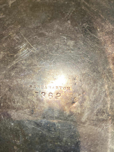 Fruteira Antiga Marca Reed Barton Cor Prata