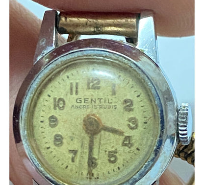 Relógio Antigo Gentil Ancre 15 Rubis
