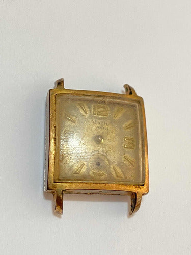 Relógio Antigo Suíço Mafil 17 Jewels Dourado