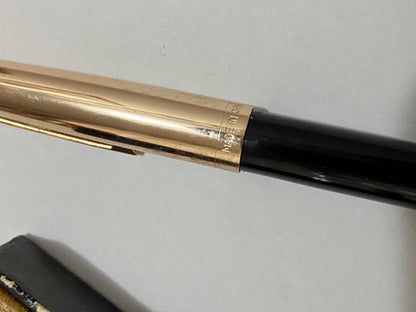 Conjunto Canetas Hero 330 Douradas Antigas C/ Estojo