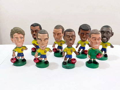 Coleção Bonecos Antigos Coca Cola Mini Craque Brasil Copa 98