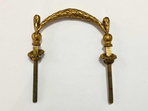 Puxador Antigo Para Móveis Em Bronze
