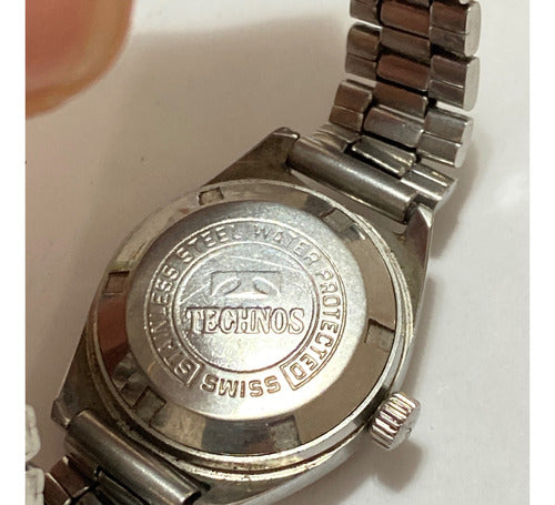 Relógio Antigo Technos Swiss 17 Rubis Antimagnetic