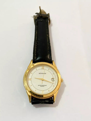 Relógio Antigo Mondaine Dourado