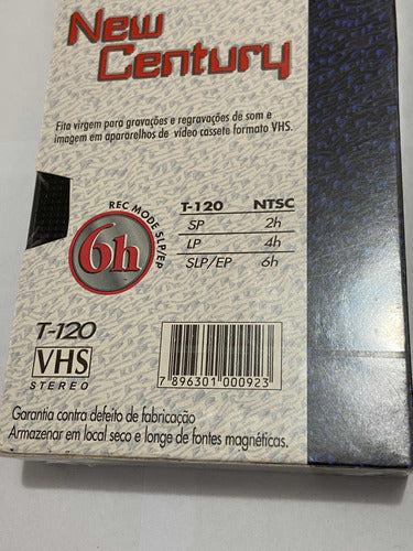 Antigas Fitas Vhs Lacradas Virgem Emtec New Century
