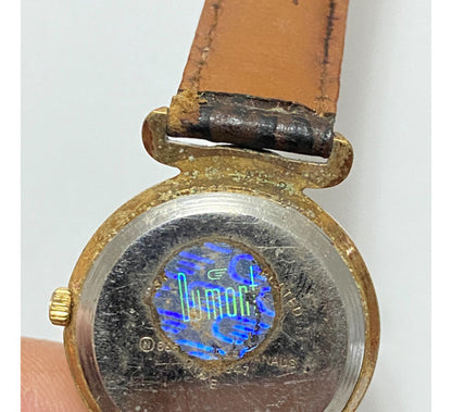 Relógio Antigo Dumont Quartz Dourado