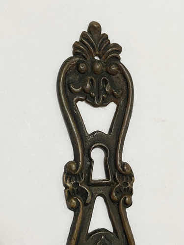 Puxador Antigo De Bronze 18,5cm - Móveis Porta Armário