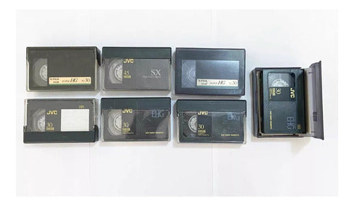 Lote Antigas Mini Fitas Jvc Vhs