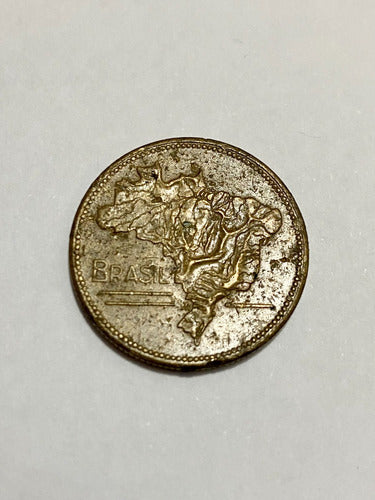 Antiga Moeda Brasil 1942 5 Cruzeiros