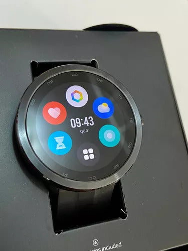 Relógio Smartwatch Maimo Watch R Preto Redondo + Pulseira Ci